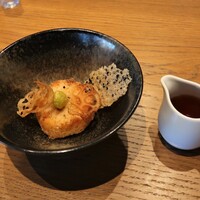 フレンチ串揚げBEIGNET 東京 - とうもろこしリゾットのベニエ