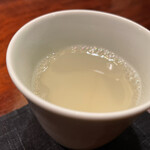 蕎麦懐石 無庵 - 最初の蕎麦湯はお茶代わり