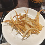 村山 満月うどん - ごぼう天