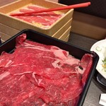 しゃぶ葉 - "牛2種＆三元豚　食べ放題コース"