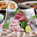 民宿ゆき荘 - 料理写真:地魚料理プラン