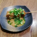 Kushikatsu Dengana - 土手焼きのネギ