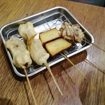 Kushikatsu Dengana - 季節の5本串セット