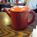 うずら家 - 蕎麦湯