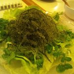 沖縄食彩 あじまあ - 海ぶどうサラダ600円