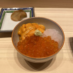 Satake - 3種丼。イクラ、ウニ、富山産白エビ！