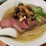 麺屋 六感堂 - 松茸ラーメン 松茸増し