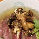 麺屋 六感堂 - 松茸ラーメン 松茸増し