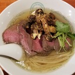 麺屋 六感堂 - 松茸ラーメン 松茸増し