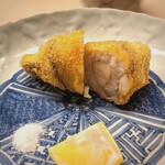 道人 - 歯を入れると口腔内に松茸の香りが充満しました。身厚のカマスがホックリホロホロと美味しい事に後から気づきました。