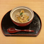 Sushi Yoshikawa - 甘鯛と栗ご飯とキノコ