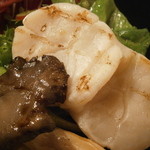 レストラン ラッセ - 北海道産生帆立　ひらたけ、シメジ