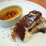 ペストリーショップ ラ・モーラ - 2皿目☆クレームブリュレ　ティラミス