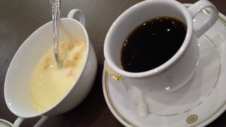 Senu Do Pari - コーンポタージュとコーヒー