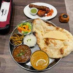 Mumbai Dining - 2種カレーBBQセット(レモンプロン、マトンビンダル)