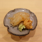 すし処 睦月 - ボタンえびとえびの味噌