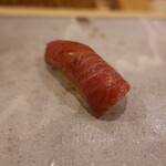 すし処 睦月 - 中トロ炙り