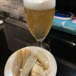 庄司 - 小ビール、お通し