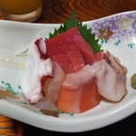季さく - サイドメニュー   小刺身盛り  300円