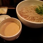 慈げん - 料理写真.２。釜揚げごま豆乳。豆乳が味を柔らかくします。２０１２．１１．２５