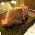 日本料理・天ぷら 花座 - ☆黒毛和牛の石焼はなかなかジュージュー☆