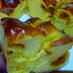 PANDOKORO MORIMOTO - かぼちゃパンを切ってみた！