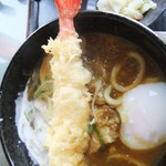 鬼はそと福はうち - １日２０食限定　極厚角煮・海老天・温玉入りカレーうどん　１４００円の大海老天　【　２０１２年５月　】　69