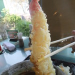 鬼はそと福はうち - 牛ほほスープ辛口　海老天１本　１１００円の大海老天　【　２０１２年５月　】74　