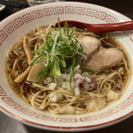 金町製麺 - 煮干しの中華そば（麺半分）