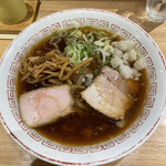 超多加水自家製手揉み麺 きたかた食堂 - 中華そば　醤油　750円