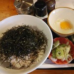 ししまる食堂 - 海苔温玉ごはん