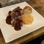 ポン・ド・リゼール  - ★フランス風大人のお子様ランチ（1000円税込）★ もち豚の香草マリネローストポーク