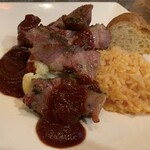 ポン・ド・リゼール  - ★フランス風大人のお子様ランチ（1000円税込）★ もち豚の香草マリネローストポーク