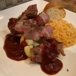 ポン・ド・リゼール  - ★フランス風大人のお子様ランチ（1000円税込）★ もち豚の香草マリネローストポーク