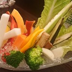 Kaizoku No Daidokoro - 旬野菜のバーニャカウダ1280円(税込)
