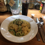 Primo Passo - ②北海アサリとゴーヤのペペロンチーノスパゲティ