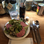 Primo Passo - ②サラダ、ハムあり！