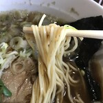 佐ノ樹 - 濃厚煮干しラーメン　麺アップ