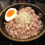 博多 元勲 - 特製まかない丼。
美味い！