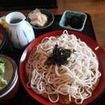 そば正 - とろろめし定食ご飯大盛り（ざるそば）