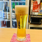 Momofuku - ◎生ビールで喉を潤す。美味い！