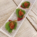 Lemon & Oyster Garden SANGO - 海胆鱼子酱炙烤牛肉
