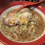 手打ち極太麺　ジョニーの味噌 - ジョニーの味噌味玉　880円