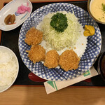 とんかつ かつ○ - ヒレかつととろろ定食　1780円