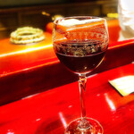 草喰 なかひがし - ワイン…店主がネーミング「然り」品種はマスカットべリＡ。長野県松本