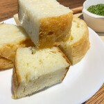 Chef Bunri's special olive oil bread