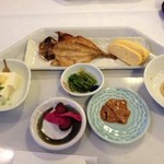 国民宿舎　虹の松原ホテル - 今朝の朝御飯のメニューだよ。