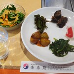 李香苑 - おかず5品+サラダ