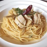 イタリア料理＆バール たんと - 若鶏とゴボウのオイルパスタ 〜山椒風味〜