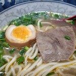 蘭州拉麺店 火焔山 - 兰州拉面、具材。